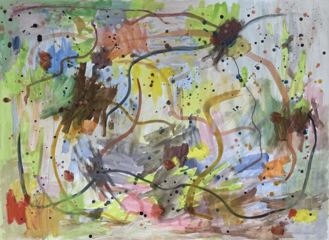 in-our-midst title of the painting in size of 44x33"