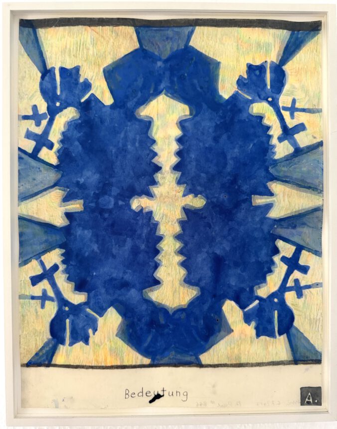 Bedeutung, Enkaustik, Martin Assig, 6.7.2017, aus der Serie St. Peter, No. 846, ca. 30x38 cm